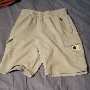 Champion Gray Athletic Shorts with Elastic Waistband
